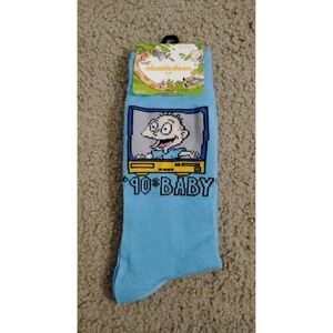 Retro Nickelodeon "90s Baby" Tommy Pickles Crew Socks